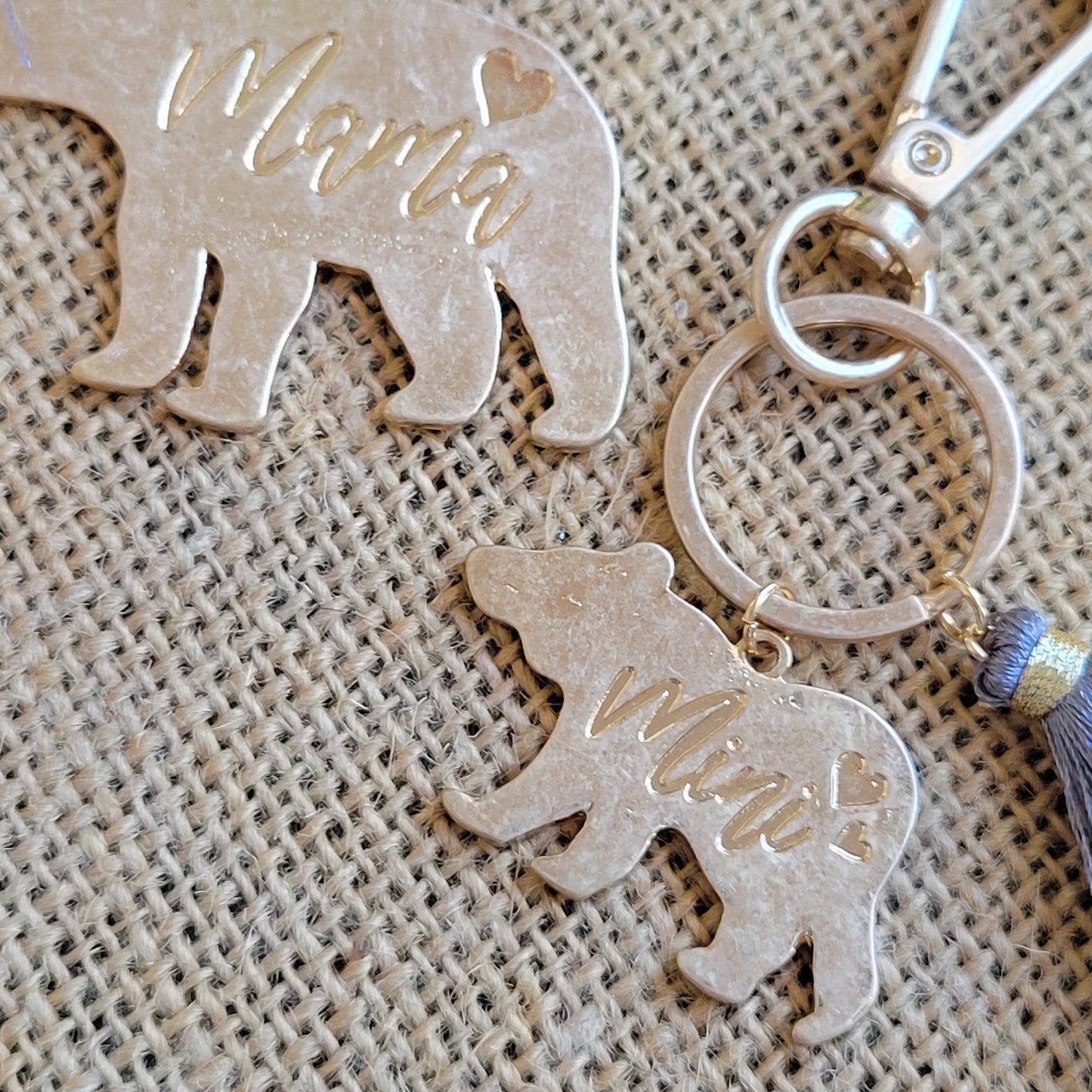 Mama Bear & Mini Tassle Set